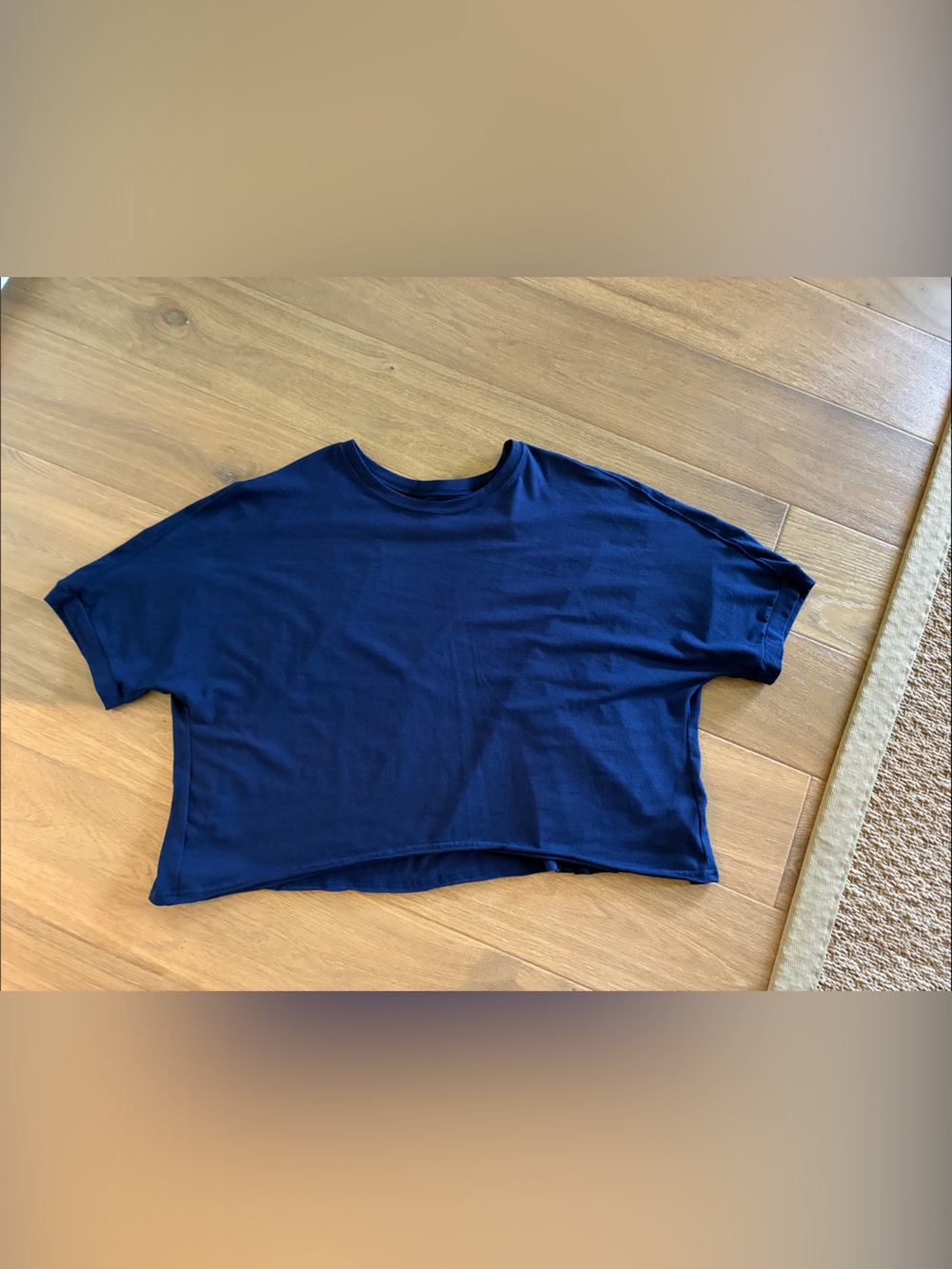 Women’s Viral Amazon tee Navy Short-Sleeve Crewneck Top